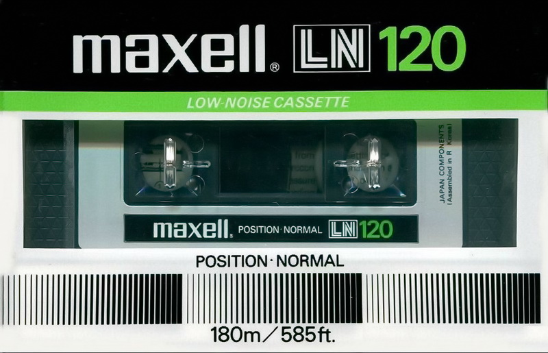 Compact Cassette Maxell LN 120 Type I Normal 1982 USA