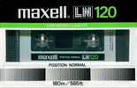Compact Cassette Maxell LN 120 Type I Normal 1982 USA