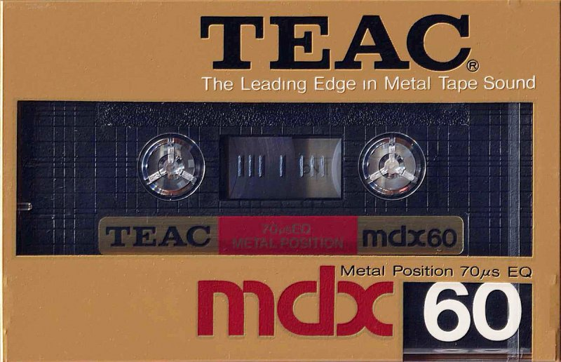 Compact Cassette: Taiyo Yuden Teac - MDX 60