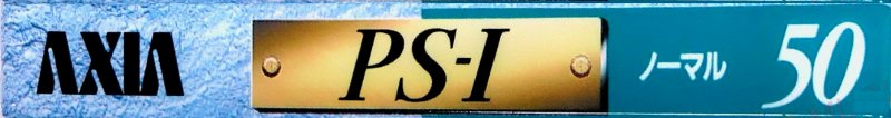 Compact Cassette AXIA PS-I / PS-1 50 "PS1 C 50" Type I Normal 1992 Japan