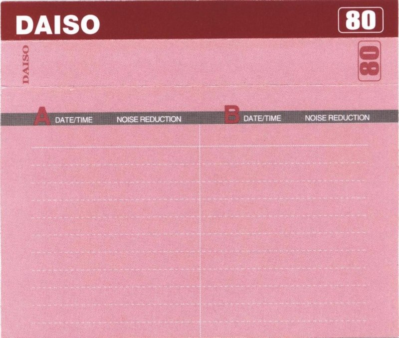 2 pack Daiso AN 80 "CN80-2P" Type I Normal 2004 Japan