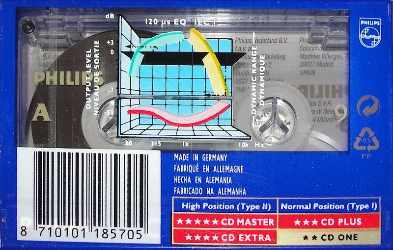 Compact Cassette: Philips  - CD One 90