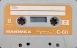Compact Cassette Hanimex 60 Type I Normal 1972 USA