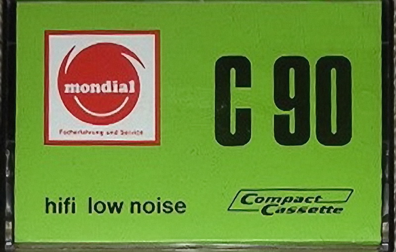 Compact Cassette Mondial 90 Type I Normal Germany