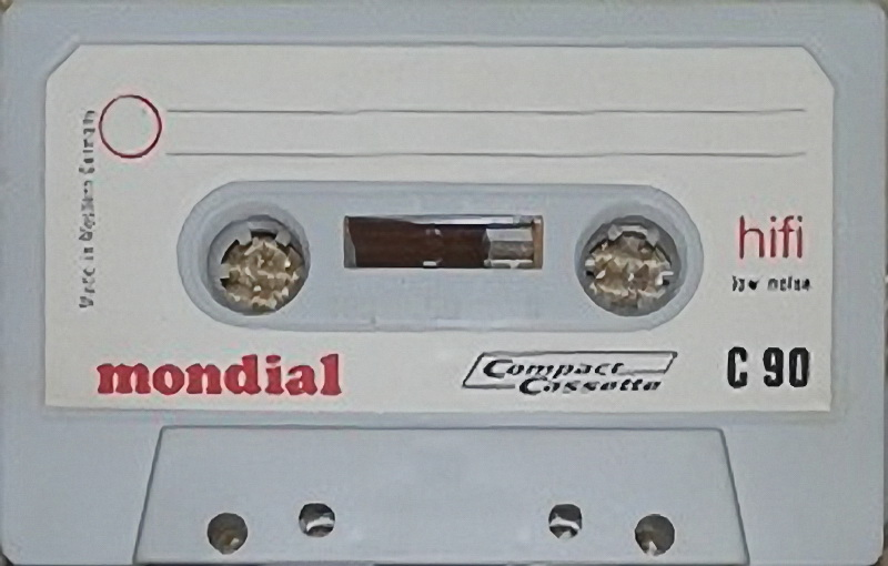 Compact Cassette Mondial 90 Type I Normal Germany