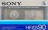 Compact Cassette Sony HF-ES 90 Type I Normal 1985 Europe