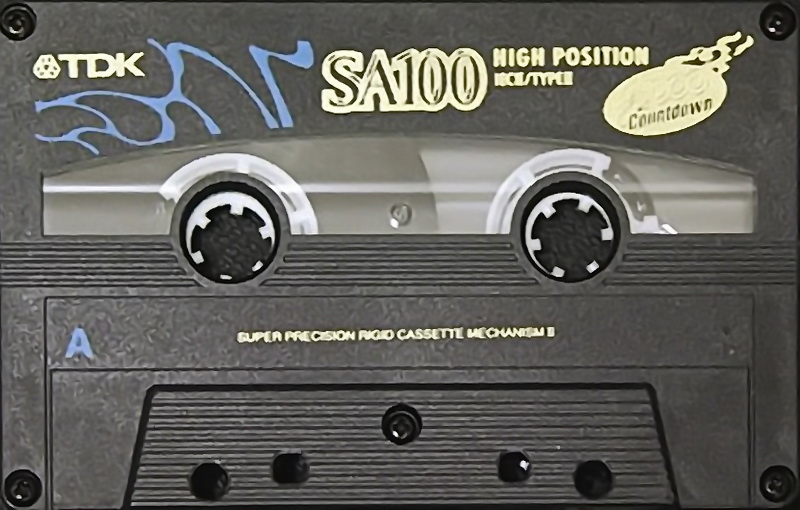 Compact Cassette TDK SA 100 "SA-100" Type II Chrome 1997 Worldwide