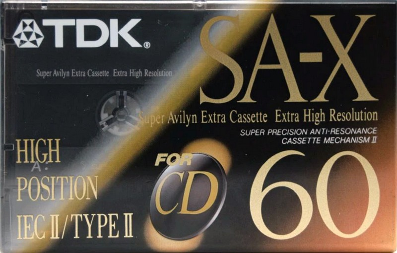 Compact Cassette: TDK  - SA-X 60