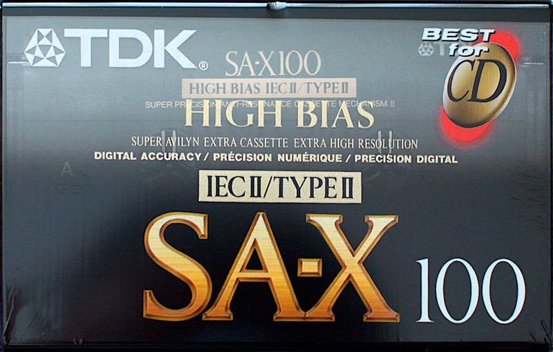 Compact Cassette: TDK  - SA-X 100