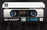 Compact Cassette Sharp SD 90 Type I Normal 1979 Worldwide