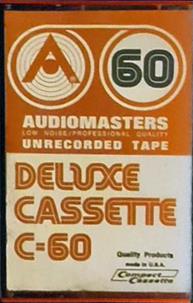 Compact Cassette Audiomasters Delux 60 Type I Normal USA