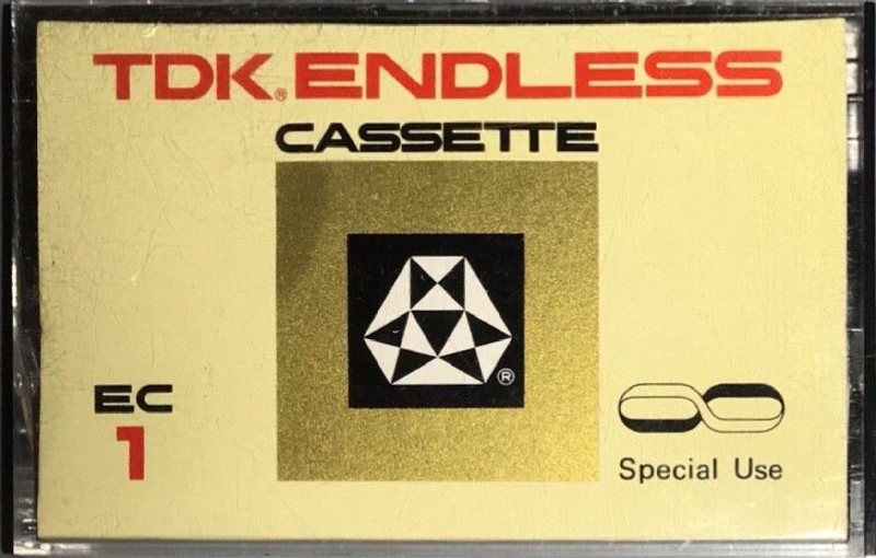 Compact Cassette TDK EC Endless 1 Endless Cassette 1971 USA