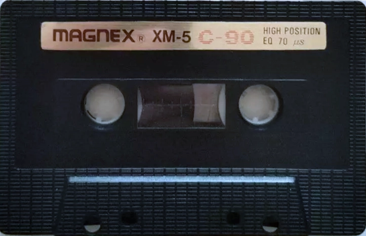 Compact Cassette Magnex 90 "XM-5" Type II Chrome 1986 Europe