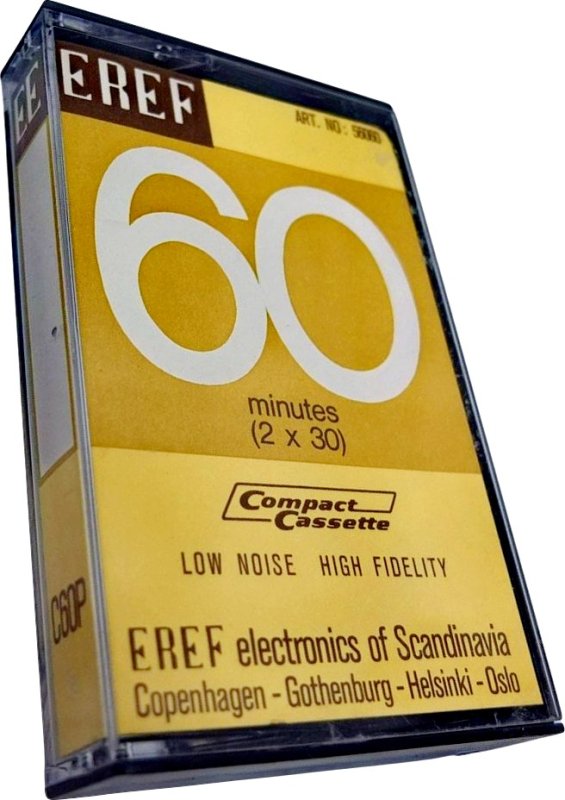 Compact Cassette Eref Electronics 60 Type I Normal Denmark, Finland, Norway, Sweden