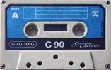 Compact Cassette Grundig 90 Type I Normal 1968 Europe