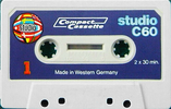 Compact Cassette Studio 60 Type I Normal 1976 Germany