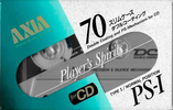 Compact Cassette AXIA PS-I / PS-1 70 "PS-1 B 70" Type I Normal 1991 Japan