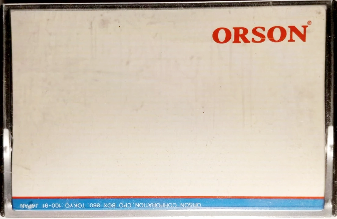 Compact Cassette Orson 90 Type I Normal Japan