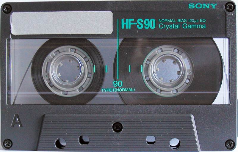 Compact Cassette Sony HF-S 90 Type I Normal 1988 Europe