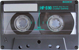 Compact Cassette Sony HF-S 90 Type I Normal 1988 Europe