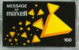 Compact Cassette Maxell Message 100 Type I Normal Europe