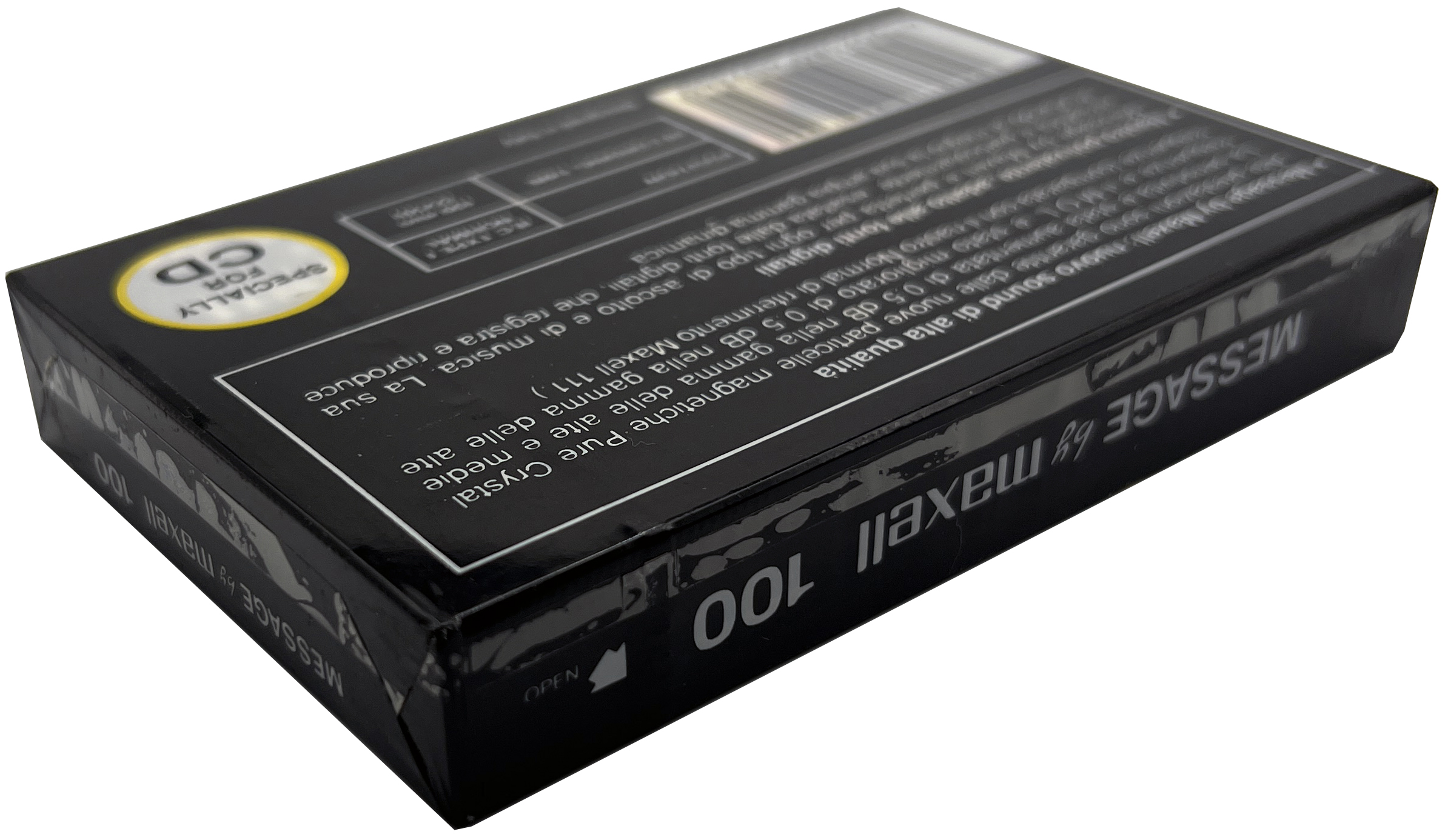 Compact Cassette Maxell Message 100 Type I Normal 1991 Italy