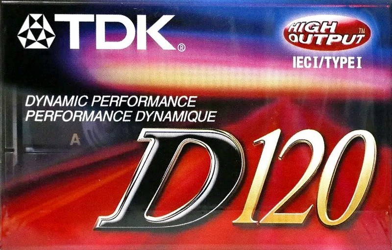 Compact Cassette TDK D 120 Type I Normal 2001 North America