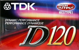 Compact Cassette TDK D 120 Type I Normal 2001 North America