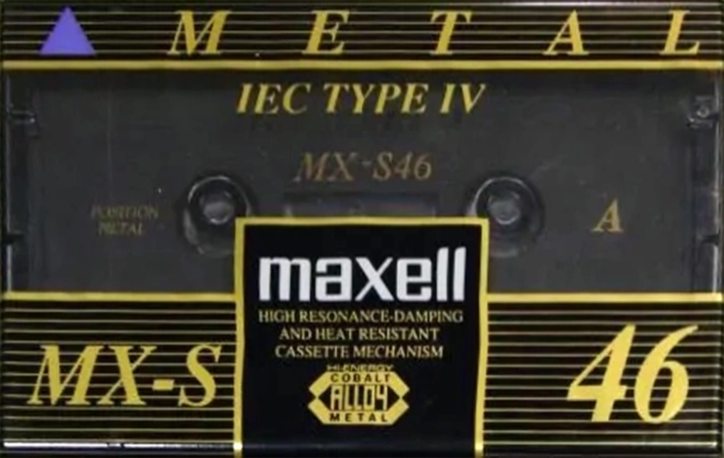 Compact Cassette Maxell MX-S 46 Type IV Metal 1994 Europe
