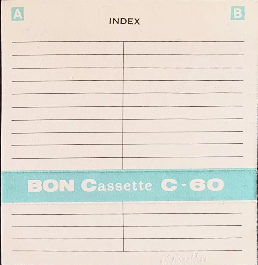 Compact Cassette Bon 60 Type I Normal 1988 Japan