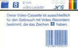 Video8, Hi8, Digital8 Magna 60 "P5-60 HG" Type IV Metal Germany