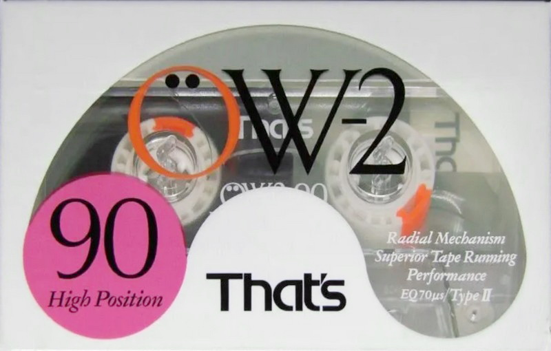 Compact Cassette Thats OW-2 90 Type II Chrome 1991 Japan