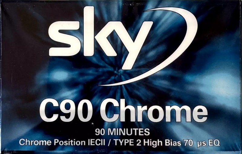 Compact Cassette Sky 90 Type II Chrome 2000 Europe