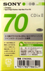 Compact Cassette Sony CDix II 70 "C70CDX2L" Type II Chrome 2001 Japan