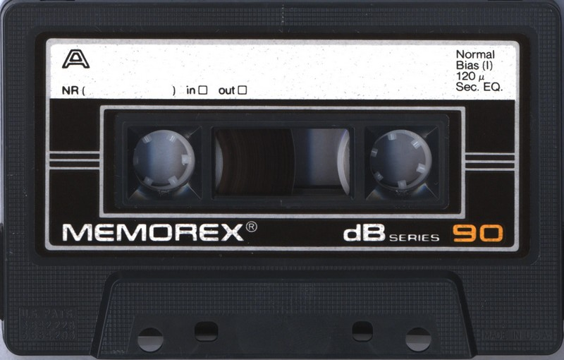 Compact Cassette Memorex dB 90 Type I Normal 1985 USA