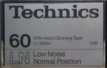 Compact Cassette Technics LN 60 "RT-60LN" Type I Normal 1979 Europe