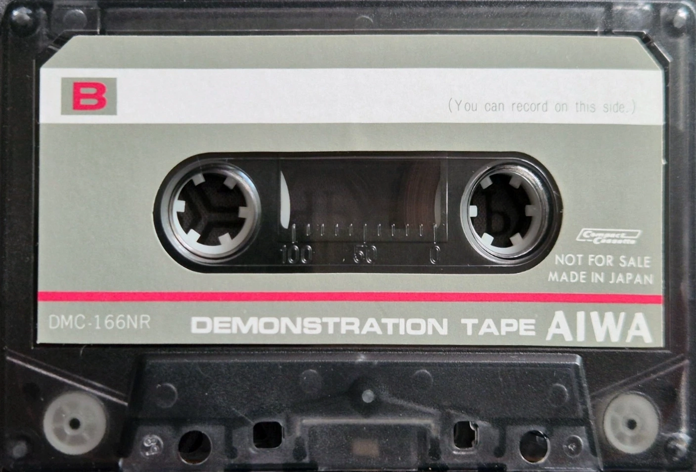 Compact Cassette Aiwa "DMC-166NR" Demonstration Tape 1979 Japan