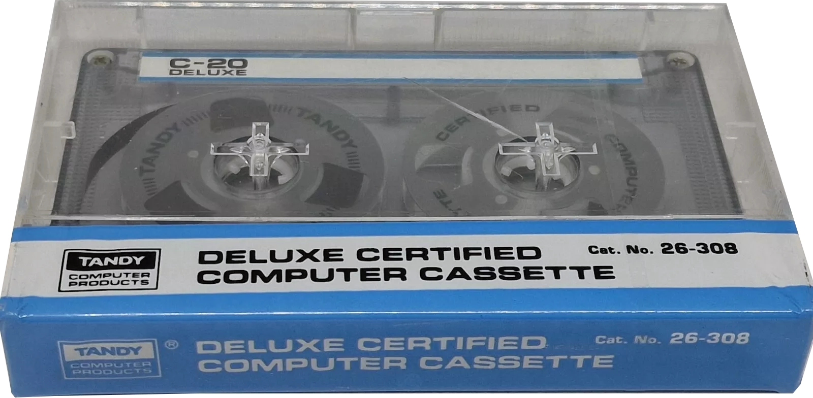 Compact Cassette Tandy 20 "Cat. No/ 26-308" Computer Cassette USA