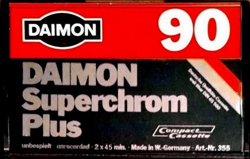 Compact Cassette:  Daimon - Superchrom Plus 90