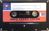 Compact Cassette AGFA Ferrocolor 90 Type I Normal 1978 Canada