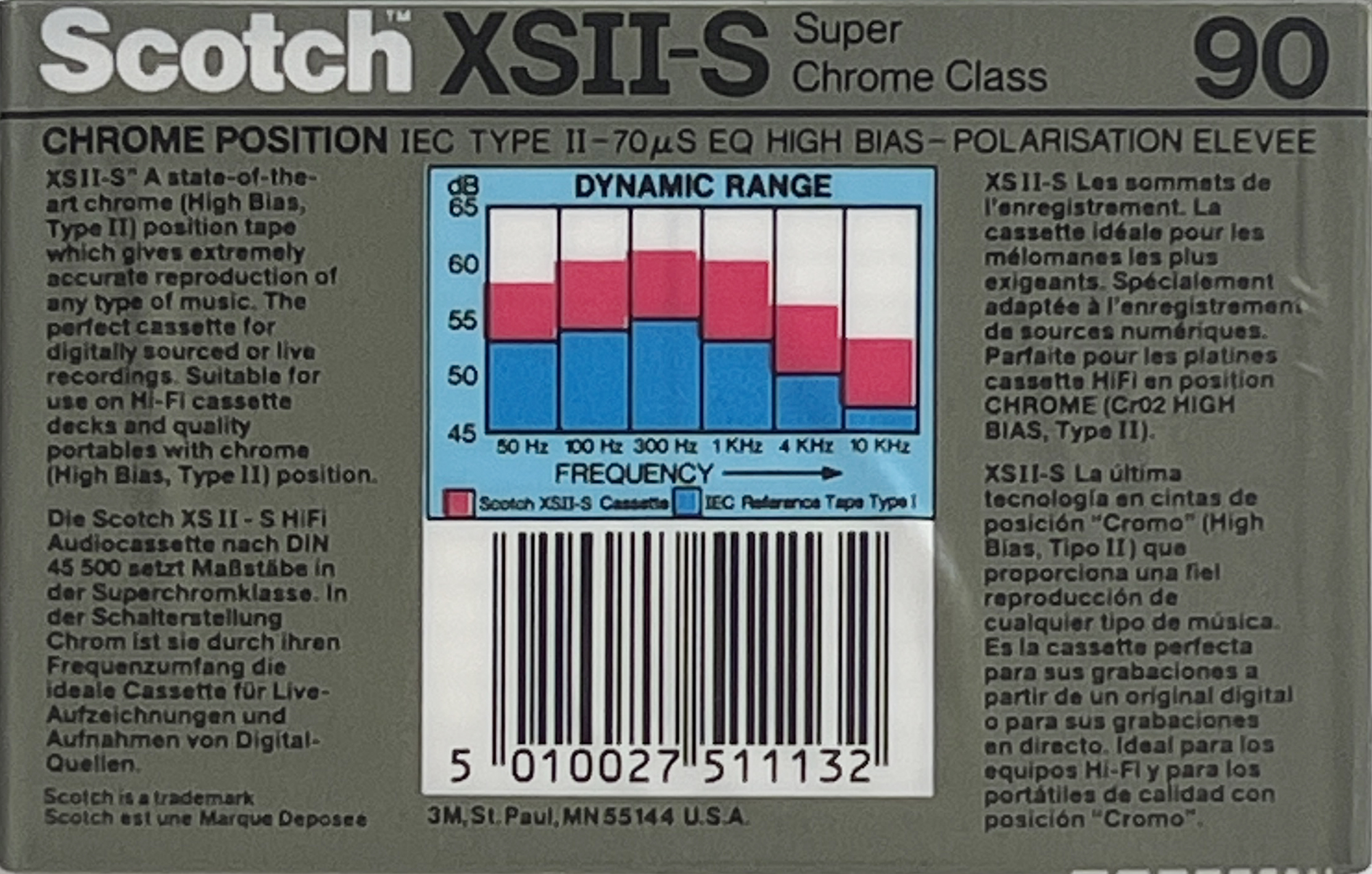 Compact Cassette: 3M Scotch - XS II-S 90