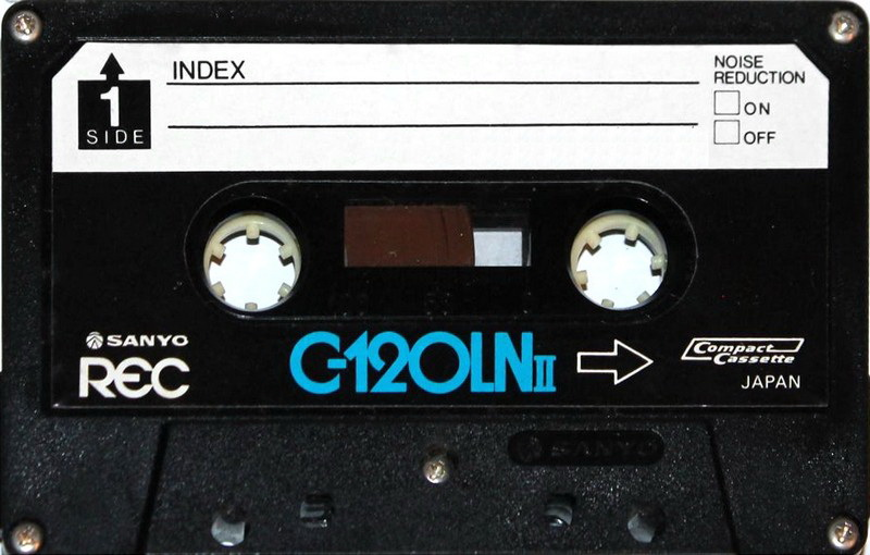 Compact Cassette Sanyo LNII 120 "REC" Type I Normal 1979 Japan