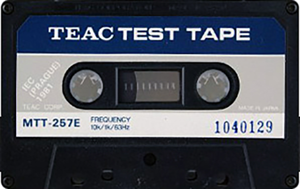 Compact Cassette Teac MTT "257E" Test Cassette Japan