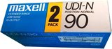 2 pack Maxell UDI-N 90 Type I Normal 1985 Japan