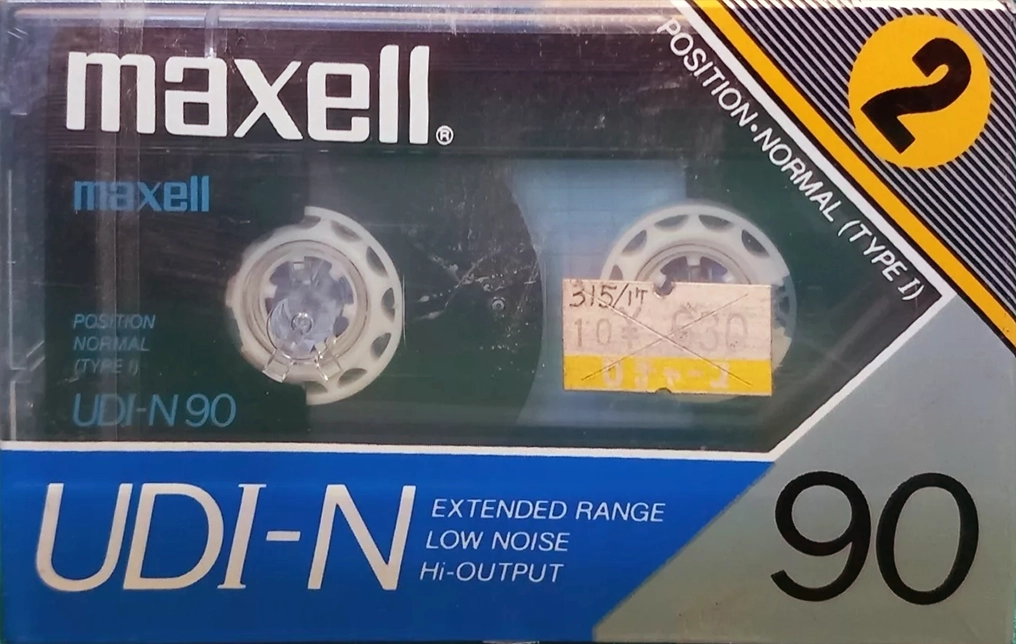 2 pack Maxell UDI-N 90 Type I Normal 1985 Japan