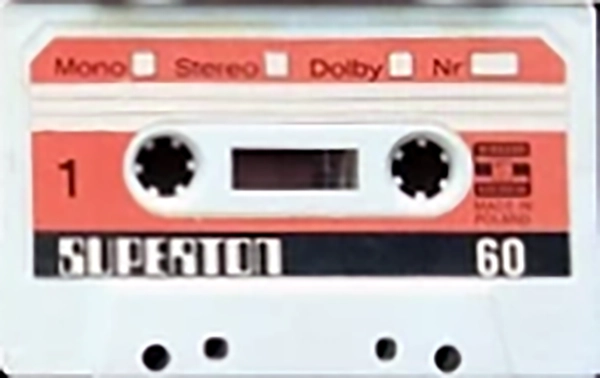 Compact Cassette Superton 60 "white" Type I Normal 1978 Near East