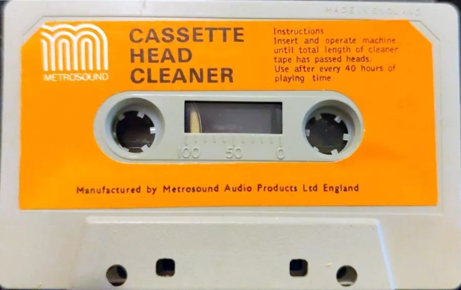Compact Cassette Metrosound Cleaning Cassette UK
