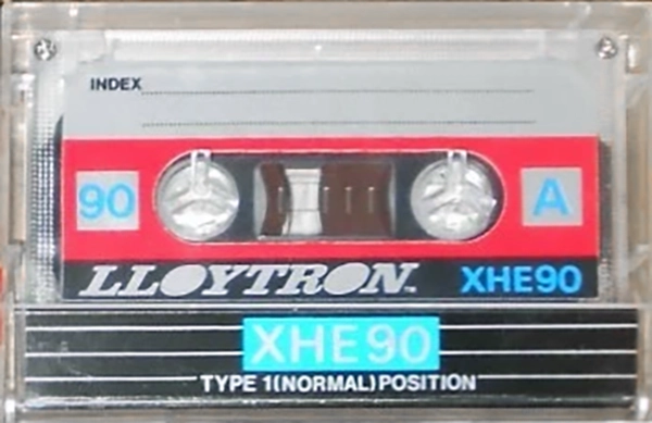 Compact Cassette Lloytron XHE 90 Type I Normal 1994 Europe