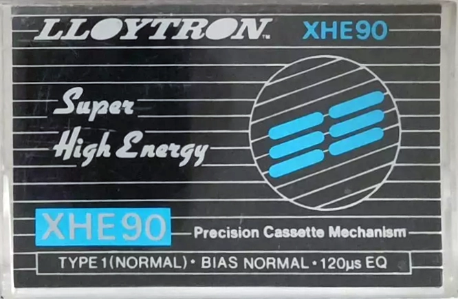 Compact Cassette Lloytron XHE 90 Type I Normal 1994 Europe