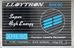 Compact Cassette Lloytron XHE 90 Type I Normal 1994 Europe